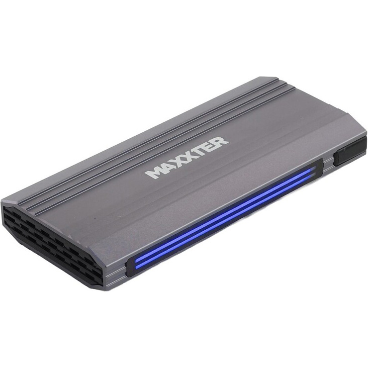 Карман внешний MAXXTER RGB NVMe SATA M.2 SSD to USB3.1 (EHDE-2280SRGB-01)