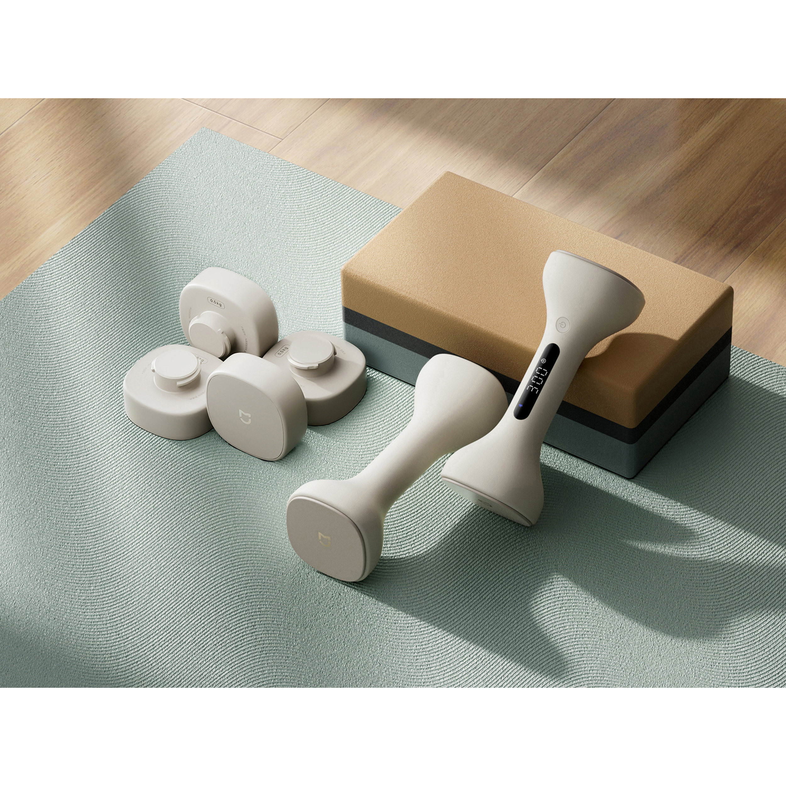 Розумні гантелі Xiaomi MIJIA Smart Dumbbell Set Light Sand (MJYL01YMS)