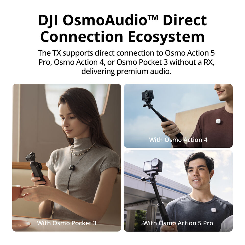 Бездротовий петличний мікрофон DJI Mic Mini Transmitter Infinity Black (CP.RN.00000431.01)