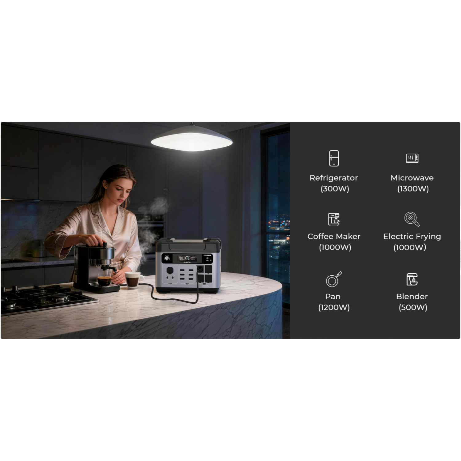 Зарядная станция OUKITEL P2001E Pro