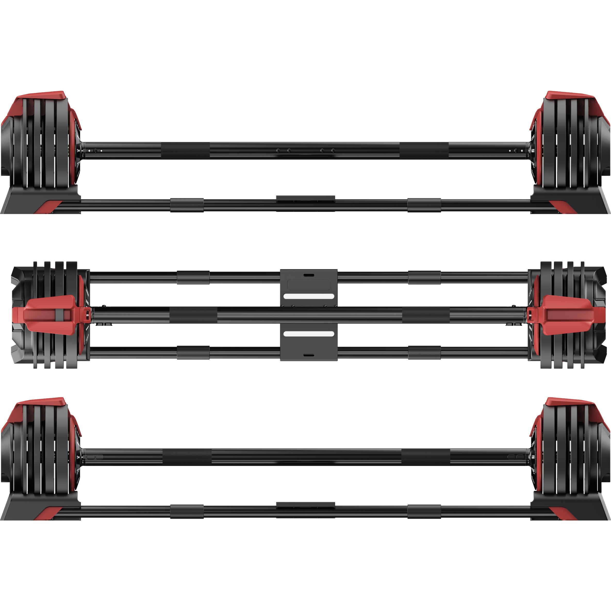 Гантелі набірні з функцією штанги KINGSMITH 3-in-1 Adjustable Dumbbell 24kg