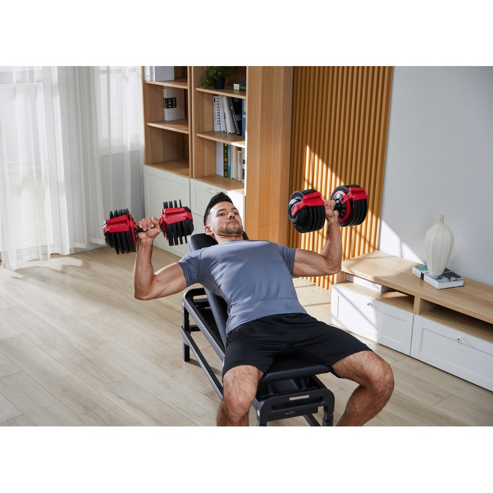 Гантелі набірні з функцією штанги KINGSMITH 3-in-1 Adjustable Dumbbell 24kg