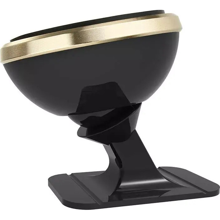 Автотримач для смартфона BASEUS 360° Adjustable Magnetic Phone Mount Black/Gold (SUCX140015)