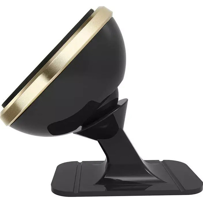 Автотримач для смартфона BASEUS 360° Adjustable Magnetic Phone Mount Black/Gold (SUCX140015)