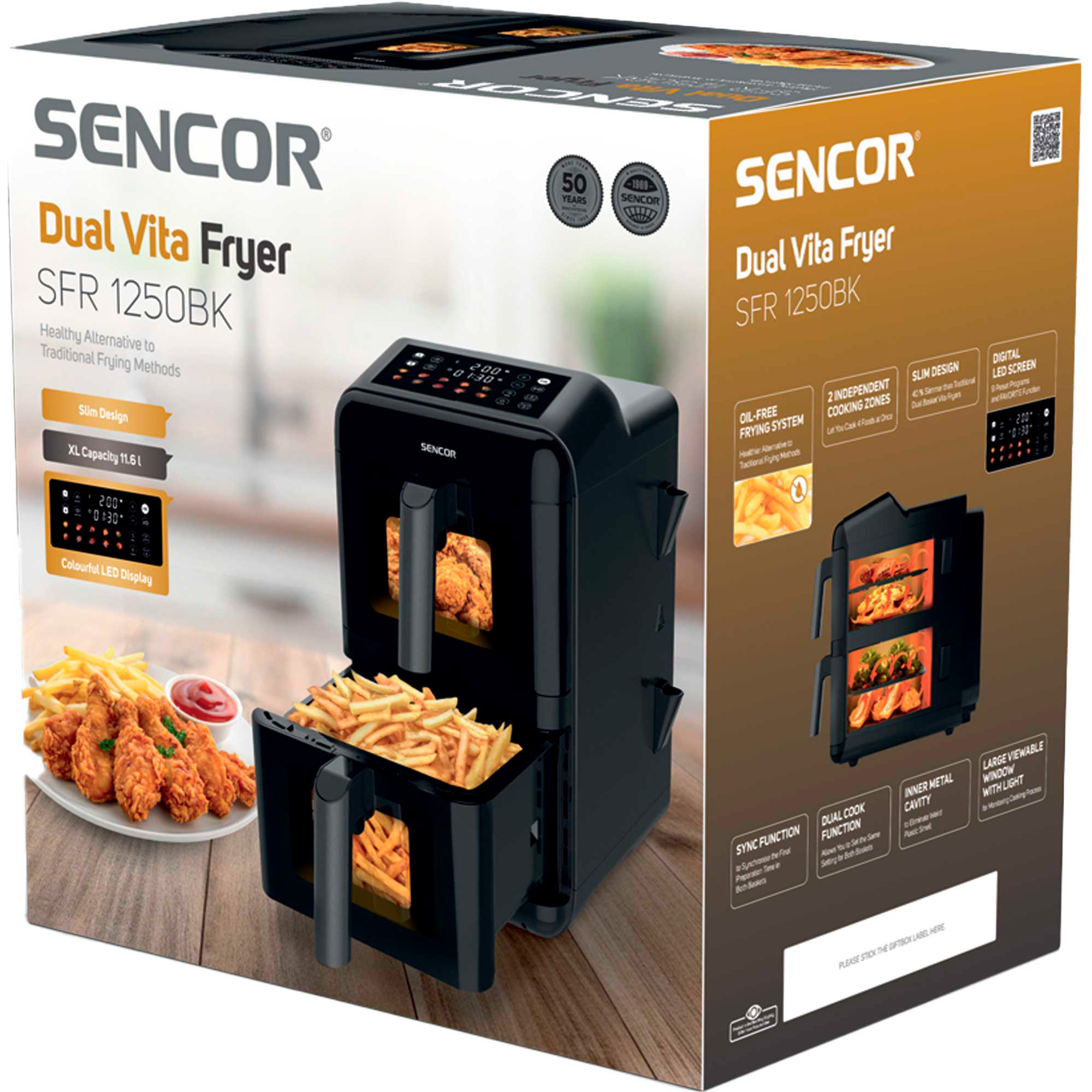 Мультипечь SENCOR SFR 1250BK (SFR1250BK)