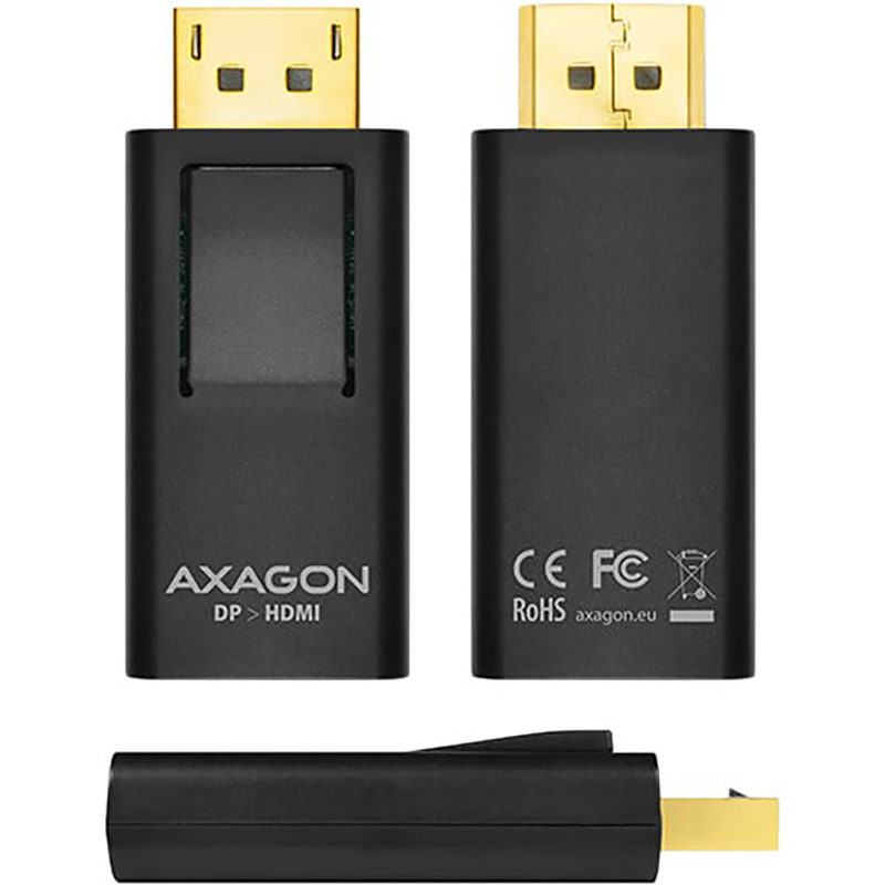 Адаптер AXAGON RVD-HI DisplayPort - HDMI Black