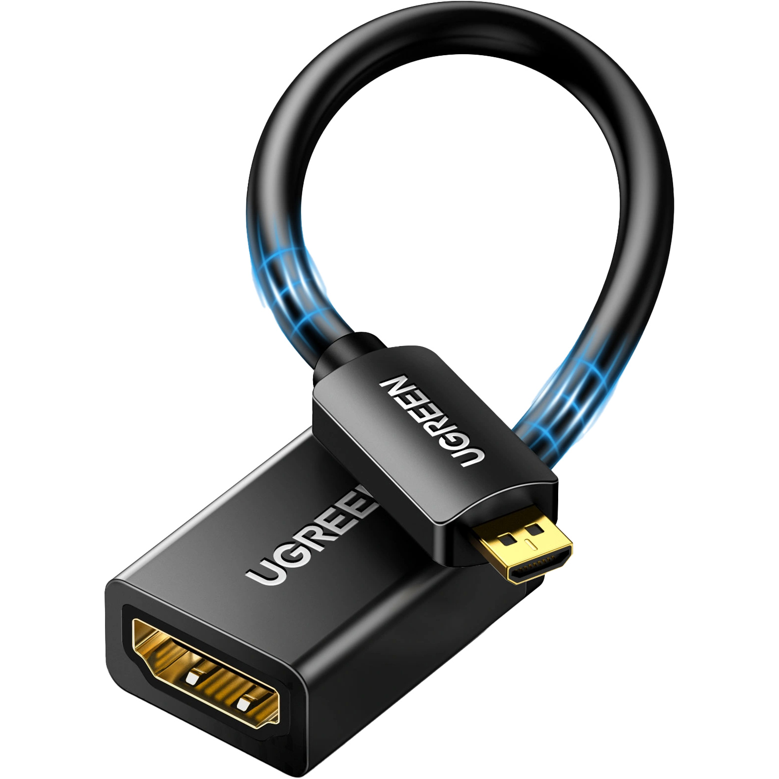 Адаптер UGREEN Micro-HDMI - HDMI Black (20134)
