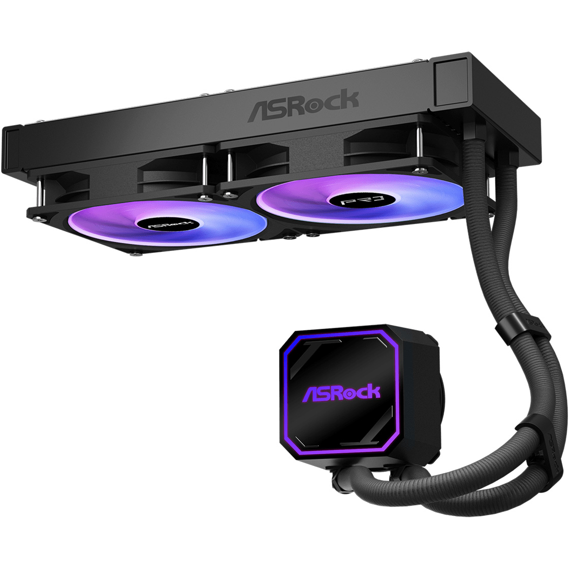 Система водяного охлаждения ASROCK Pro 240 ARGB Black