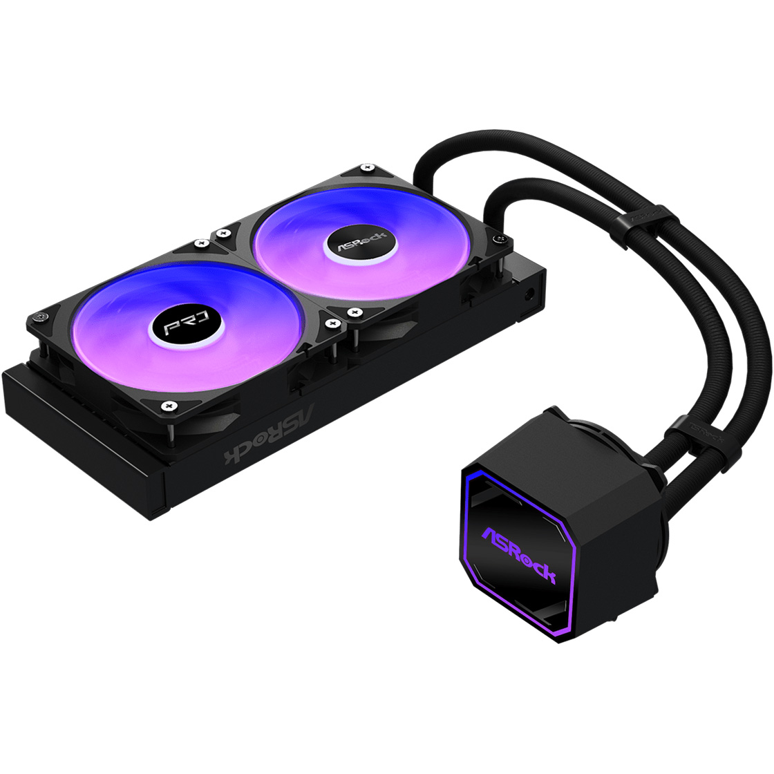 Система водяного охлаждения ASROCK Pro 240 ARGB Black