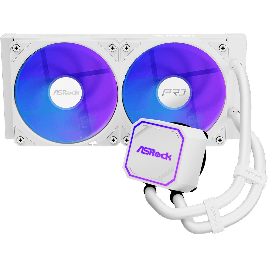 Система водяного охлаждения ASROCK Pro 240 ARGB White