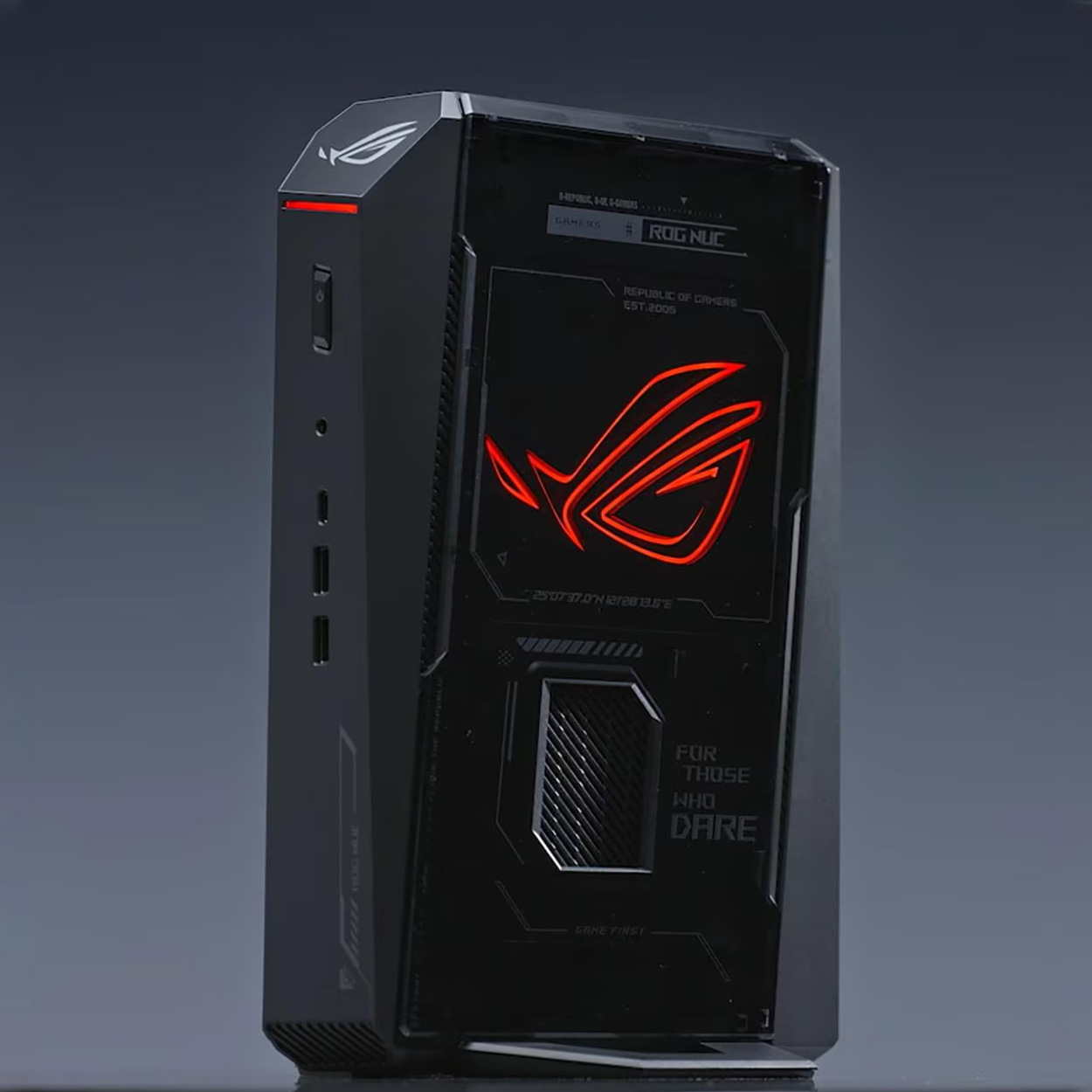 Неттоп ASUS ROG NUC NUC15JNK7X569A2/U7 (Ultra 7 255HX 2.4GHz/16GB/SSD 1TB/RTX5080/WF7/BT/W11H) (90AS00I1-M00300)