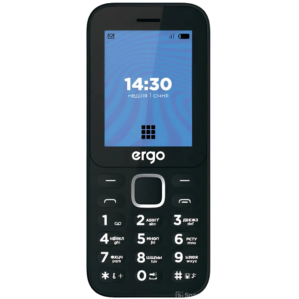 Мобільний телефон ERGO E241 Energy Black/Blue