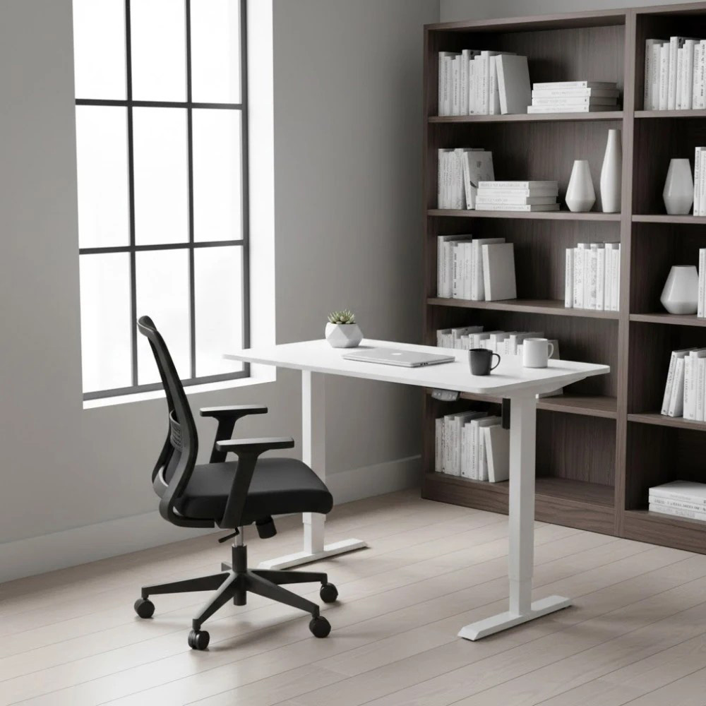 Комп’ютерний стіл з електрорегулюванням висоти ITECH MT12BW White
