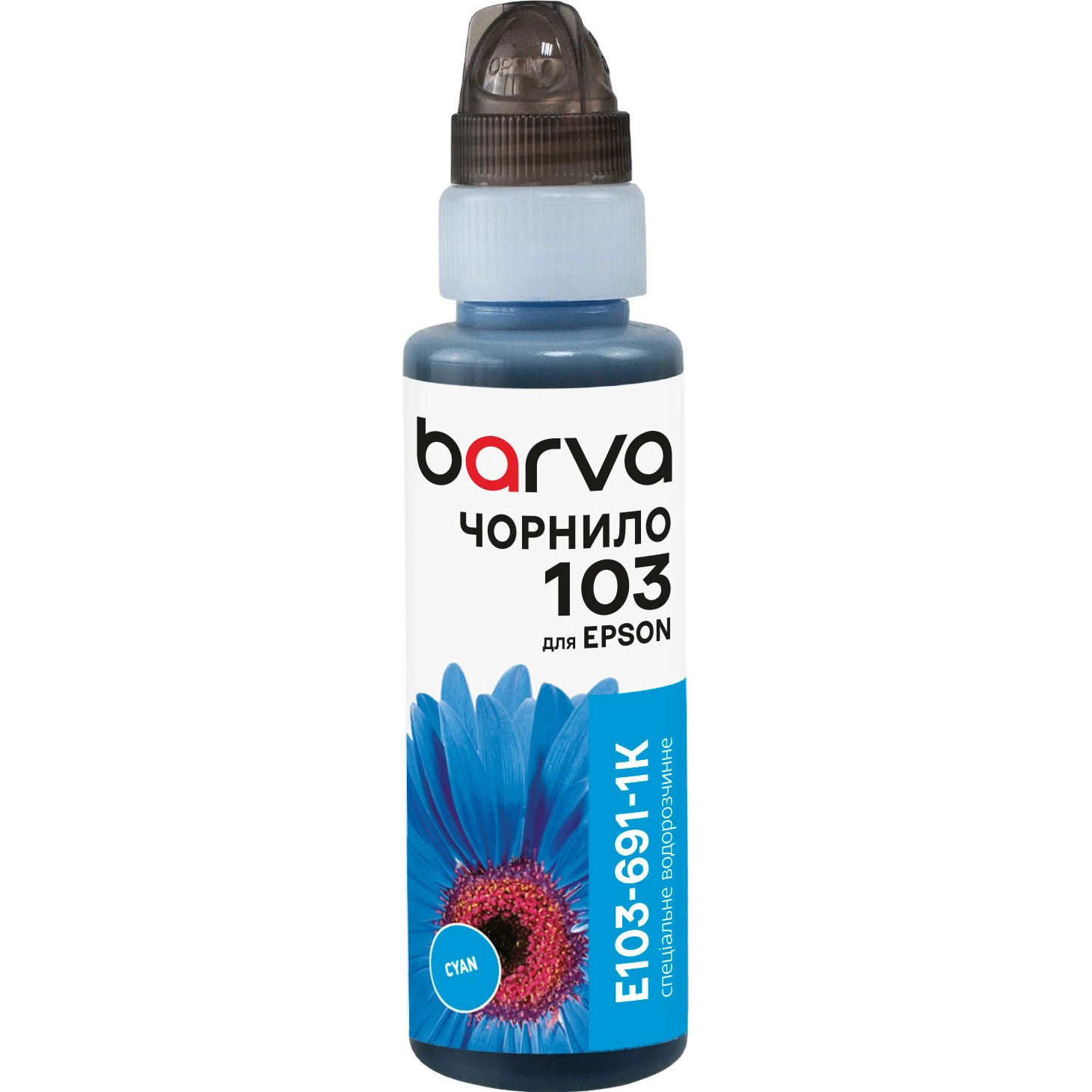 Чернила BARVA 103 для Epson 100ml, OneKey, Cyan (E103-691-1K)