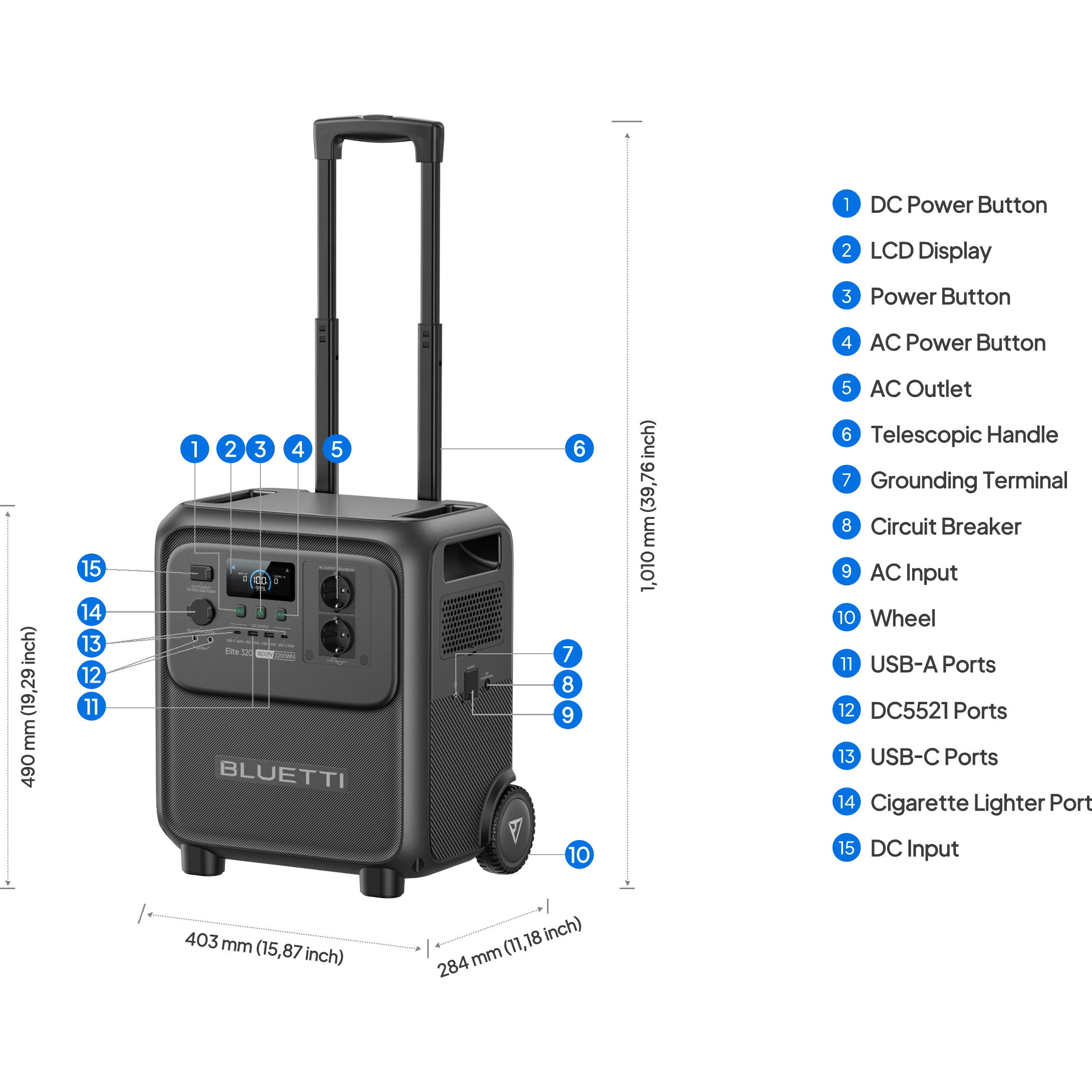 Зарядна станція BLUETTI Elite 320