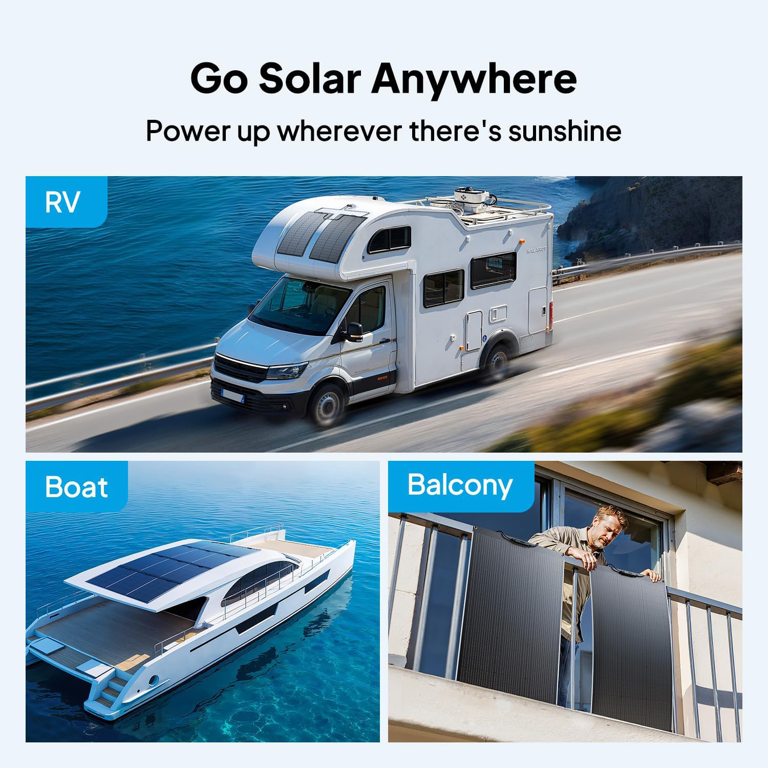 Комплект портативных солнечных панелей BLUETTI PV100 FX 2-pack 100W (P-PV100FX-UJ-BK-LS-10)