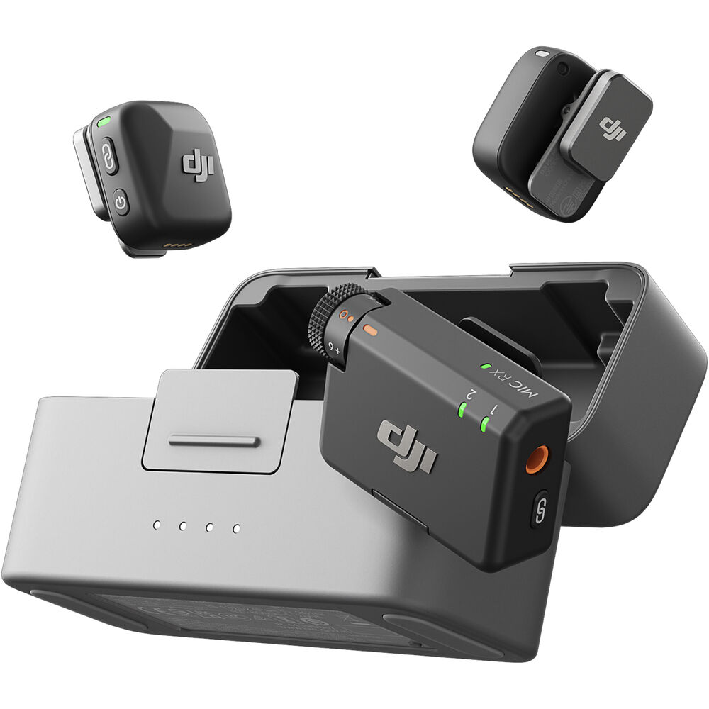 Беспроводной петличный микрофон DJI Mic Mini 2TX+1RX Infinity Black (CP.RN.00000433.01)