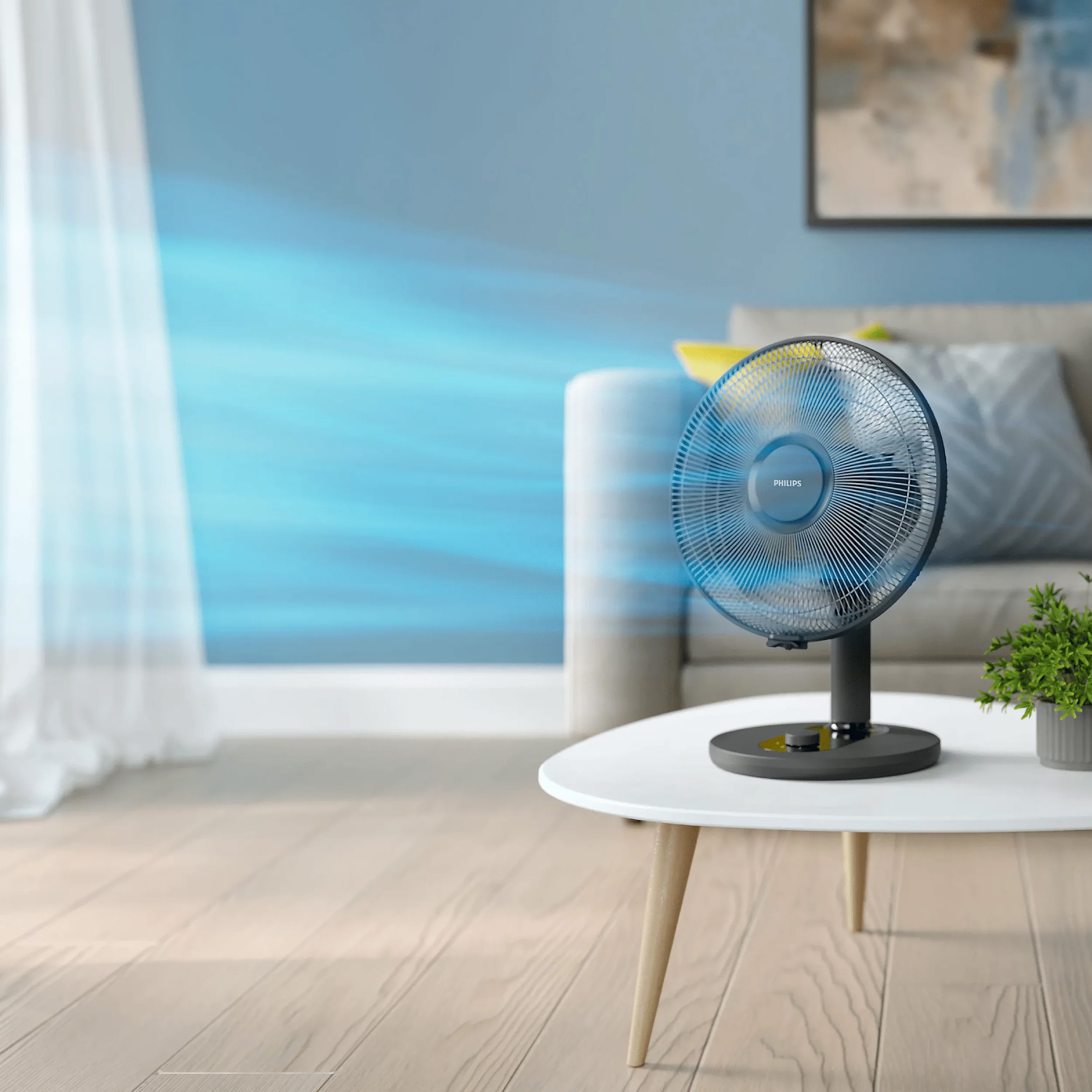 Настільний вентилятор PHILIPS Series 1000 CX1030/01 Black