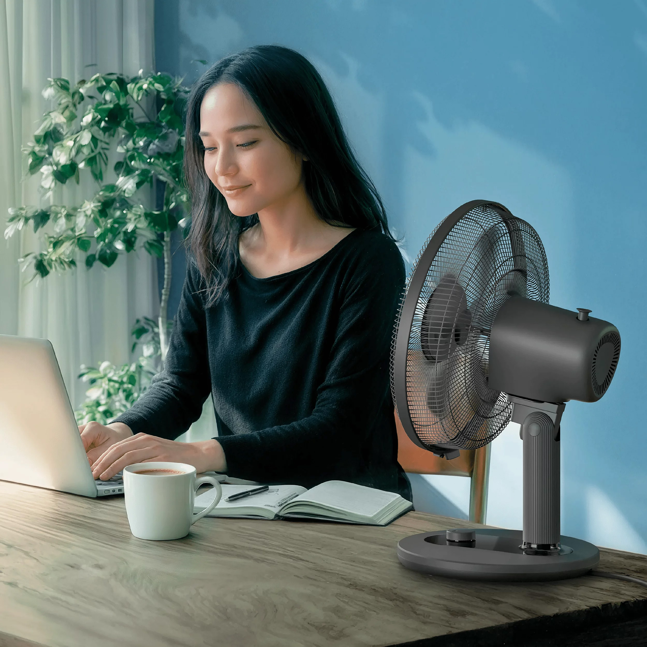 Настільний вентилятор PHILIPS Series 1000 CX1030/01 Black