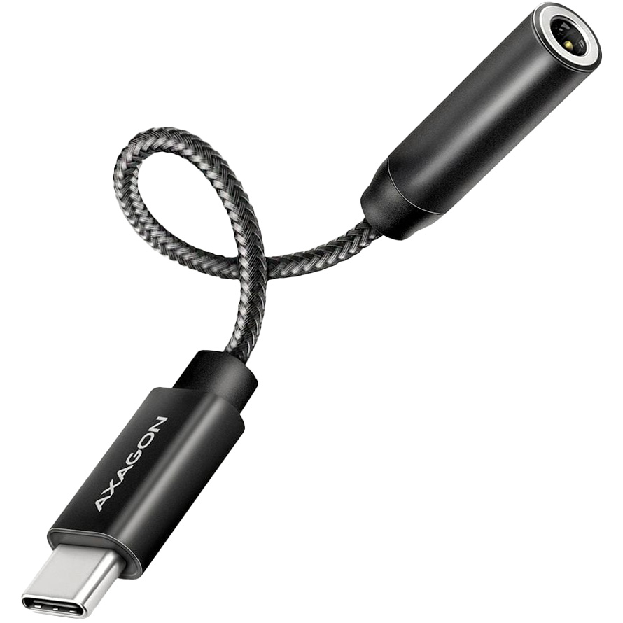 Конвертер аудіосигналу AXAGON ADA-HC USB-C to 3.5mm Black