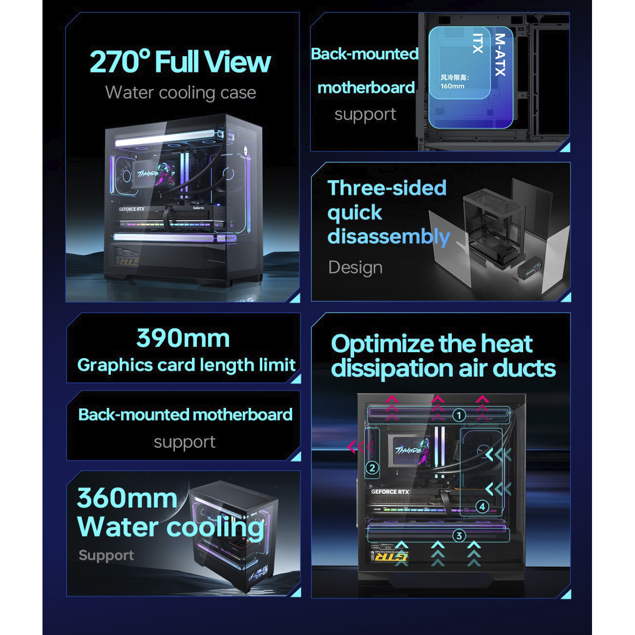 Корпус THUNDEROBOT GQX25MB Black