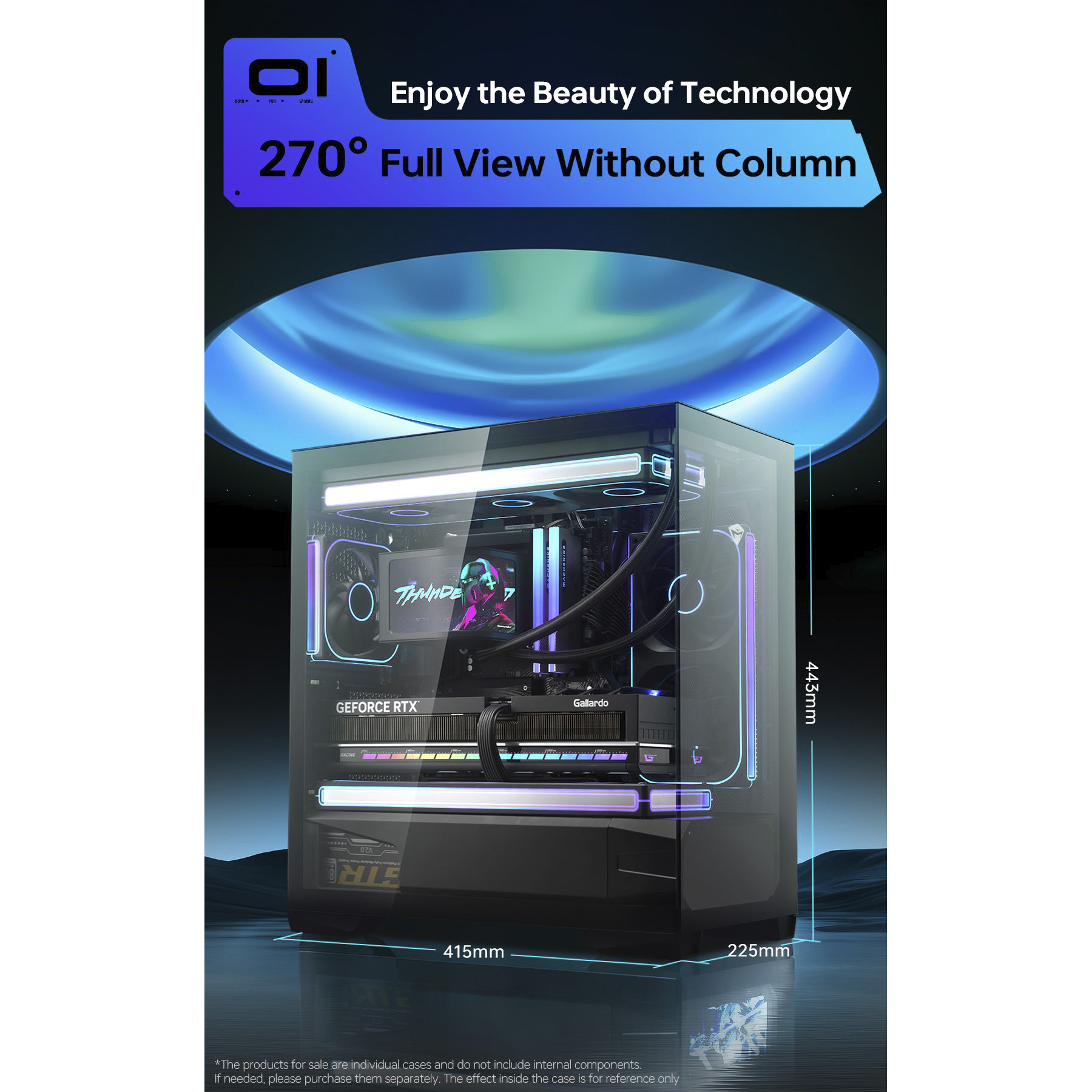 Корпус THUNDEROBOT GQX25MB Black