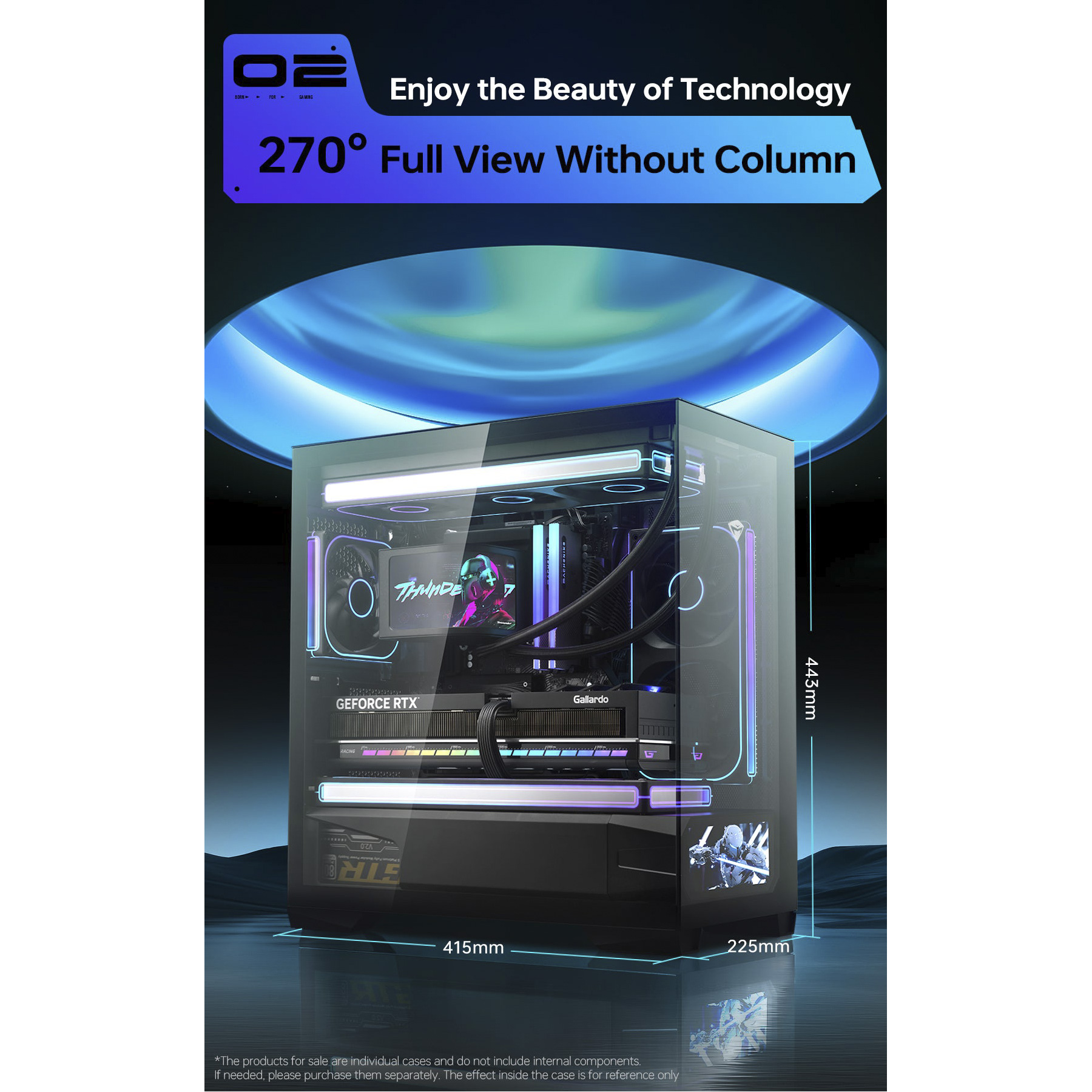 Корпус THUNDEROBOT GQX25MBS Black
