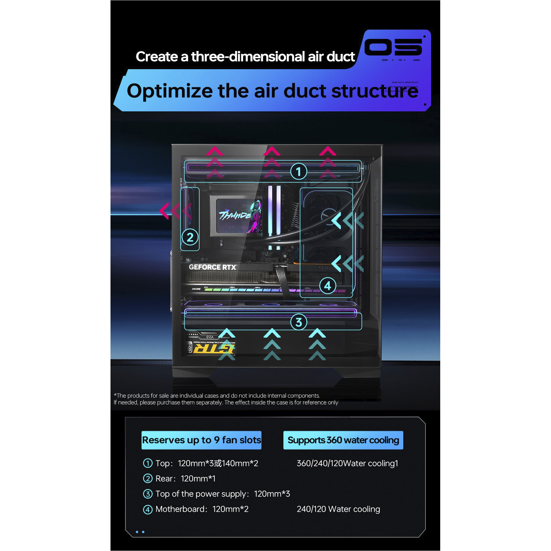 Корпус THUNDEROBOT GQX25MBS Black
