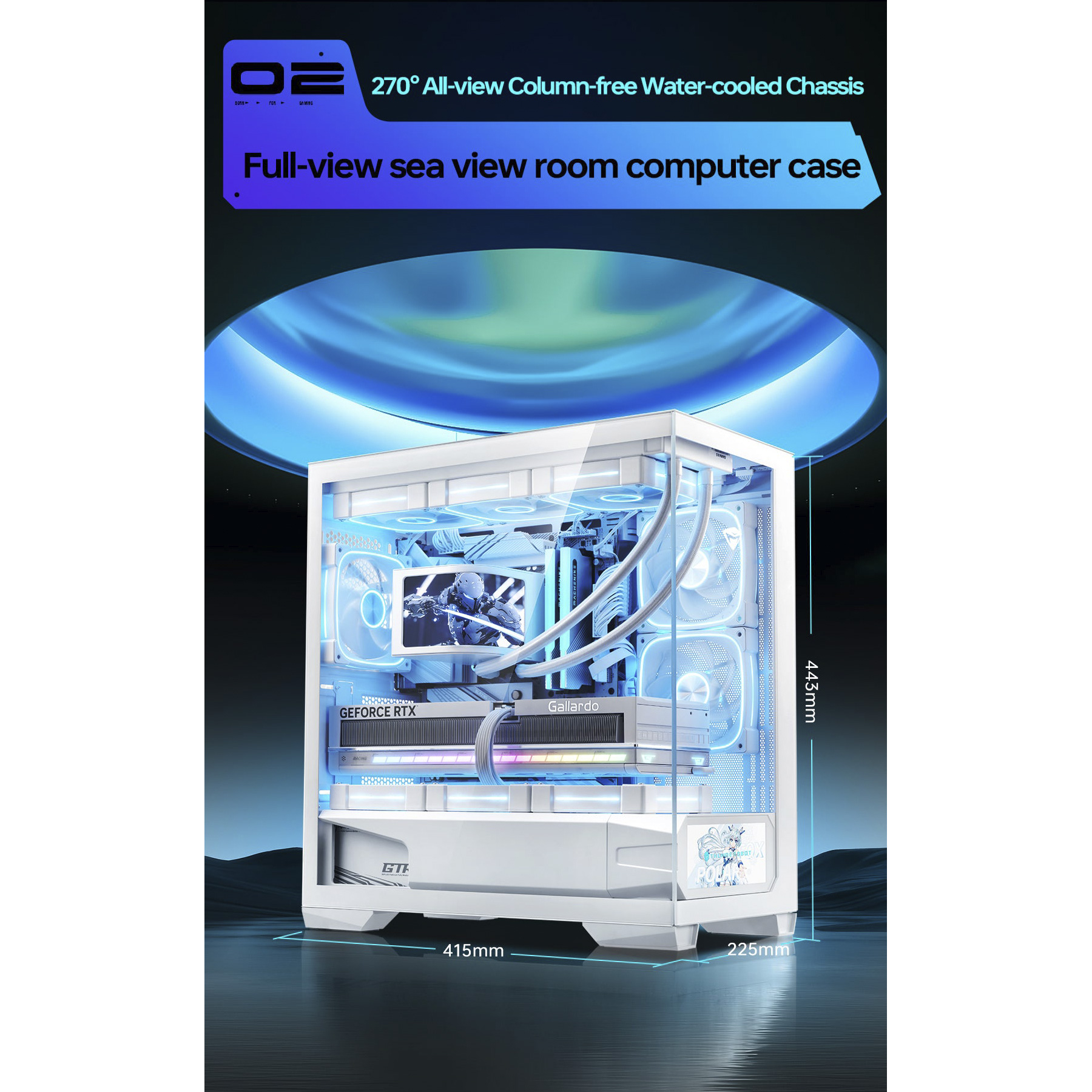 Корпус THUNDEROBOT GQX25MWS White