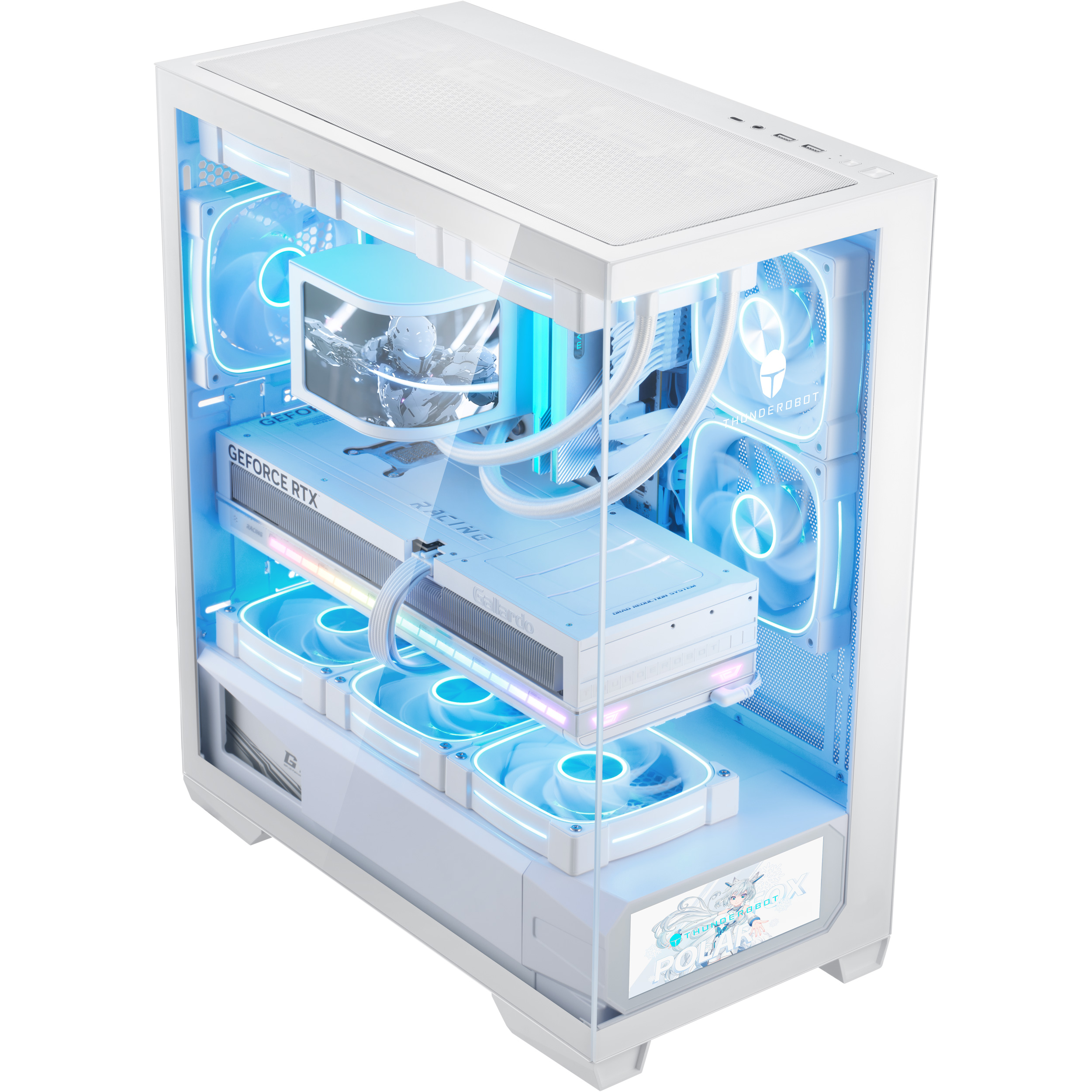 Корпус THUNDEROBOT GQX25AWS White