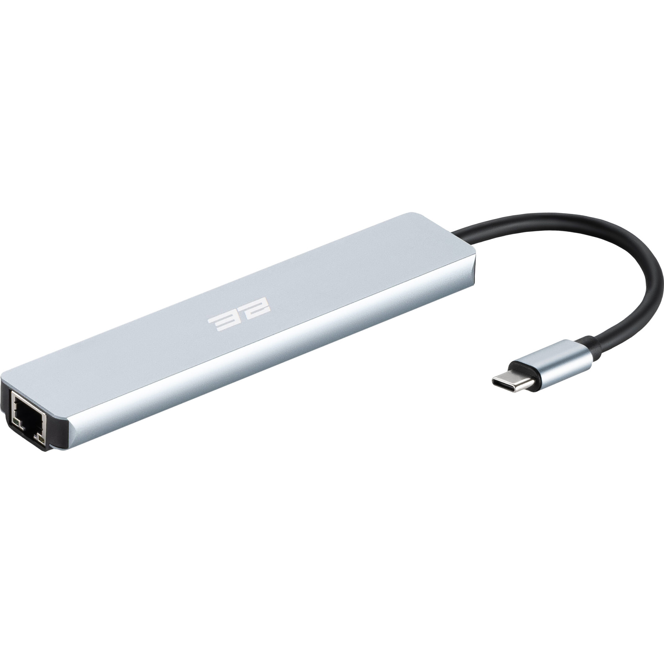 Порт-репликатор 2E USB-C to 1xHDMI, 1xUSB3.0, 1xUSB2.0, 2xPD, LAN, SD/TF (2E-W2681)