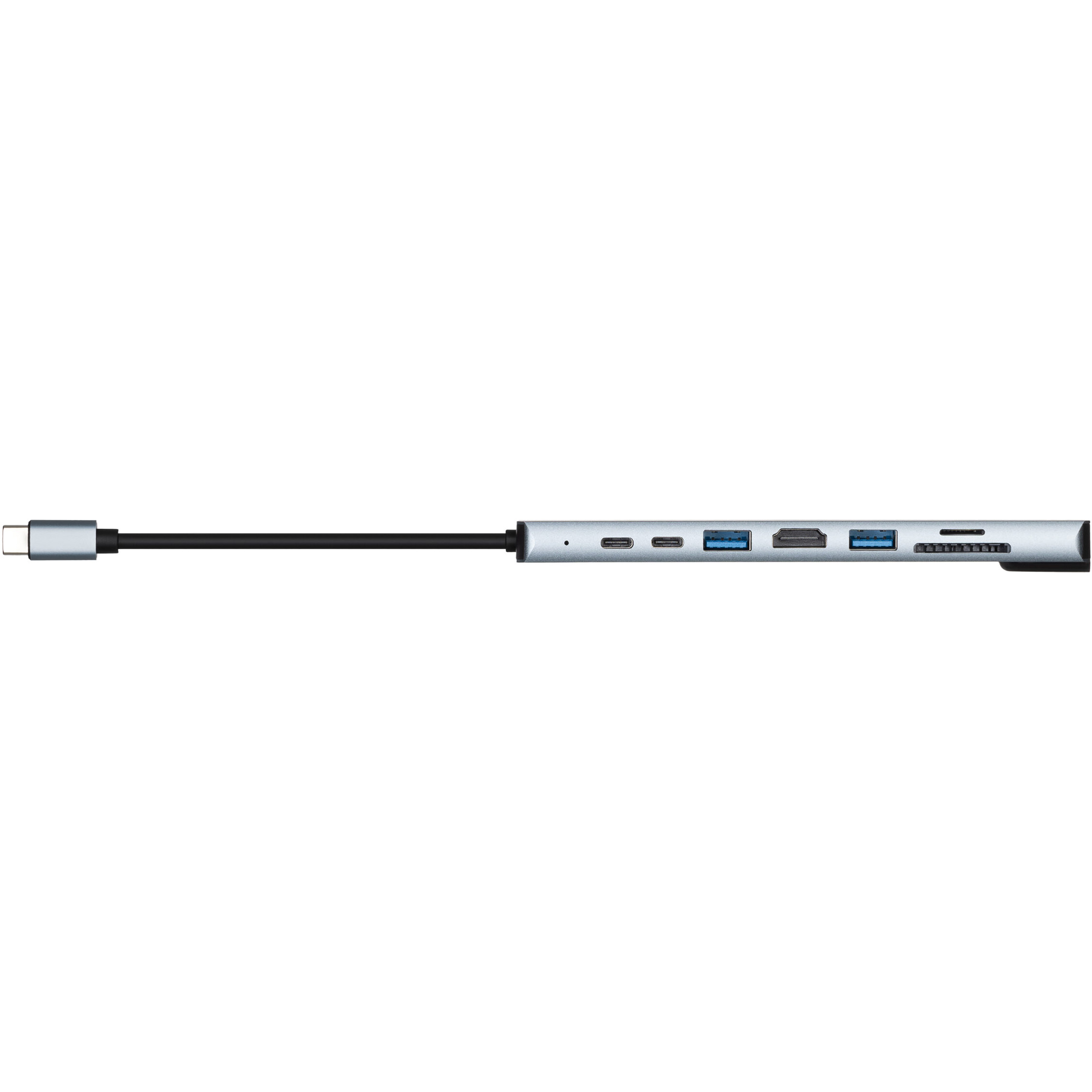 Порт-репликатор 2E USB-C to 1xHDMI, 1xUSB3.0, 1xUSB2.0, 2xPD, LAN, SD/TF (2E-W2681)