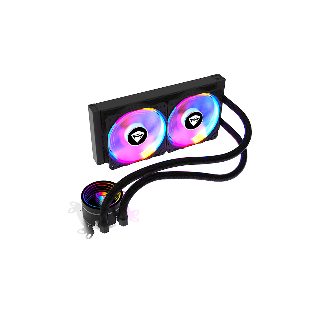 Система водяного охлаждения MACHENIKE Light 240 ARGB Black