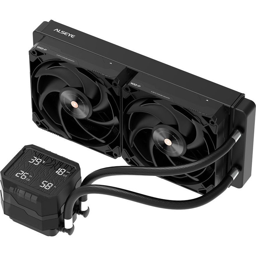 Система водяного охлаждения ALSEYE Q240 Plus Black (AS.02.11.0021)
