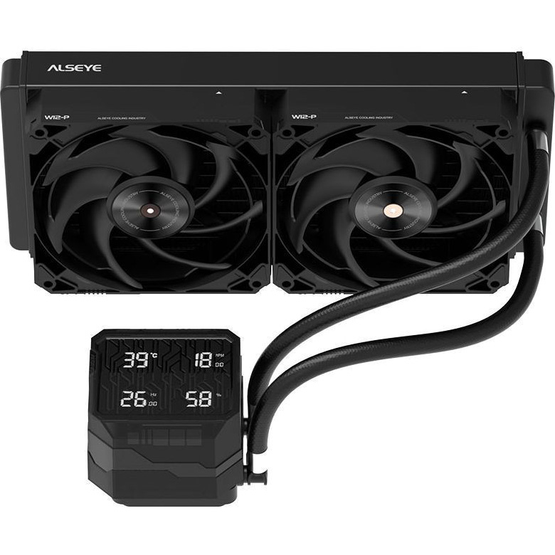 Система водяного охлаждения ALSEYE Q240 Plus Black (AS.02.11.0021)