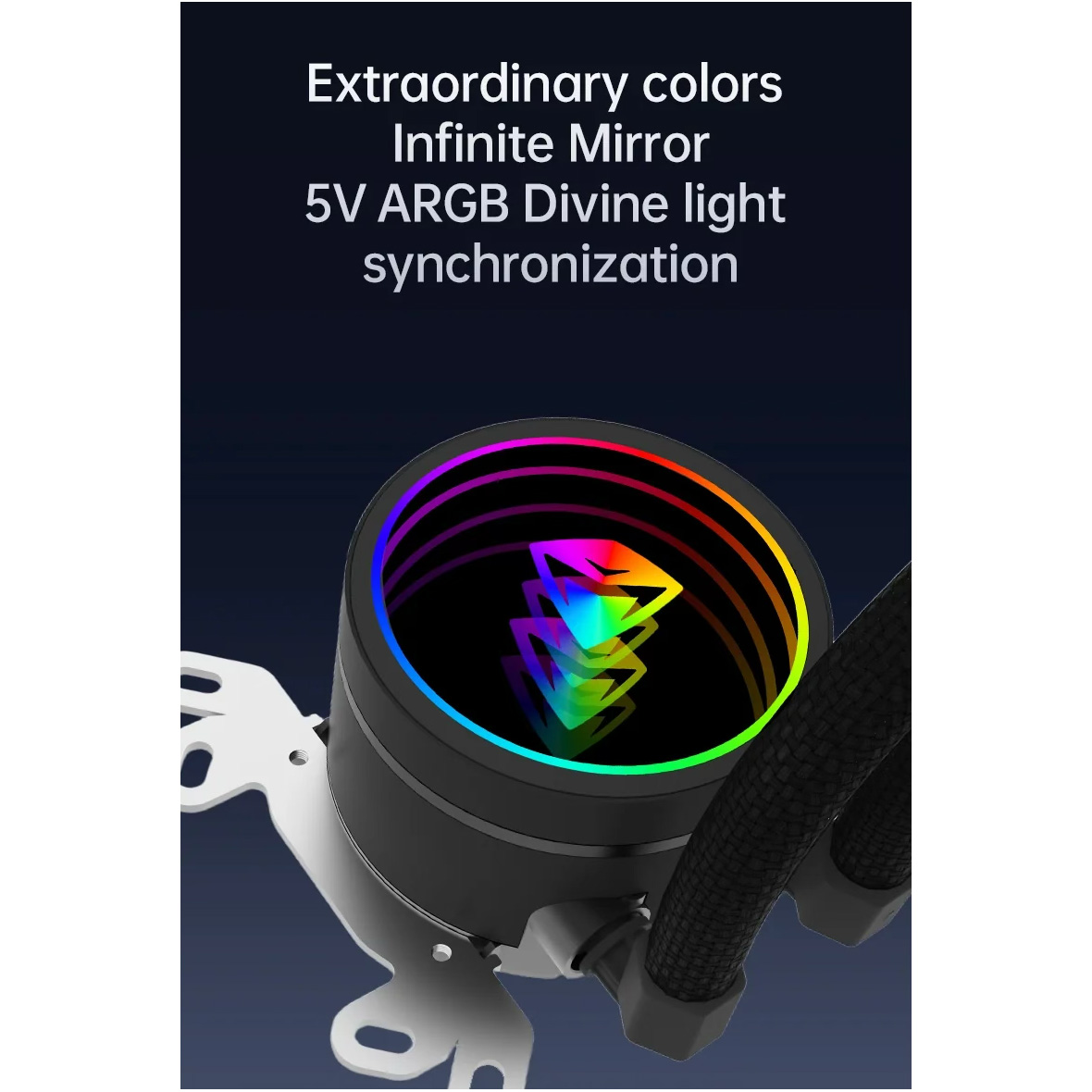 Система водяного охлаждения MACHENIKE Light 360 ARGB Black