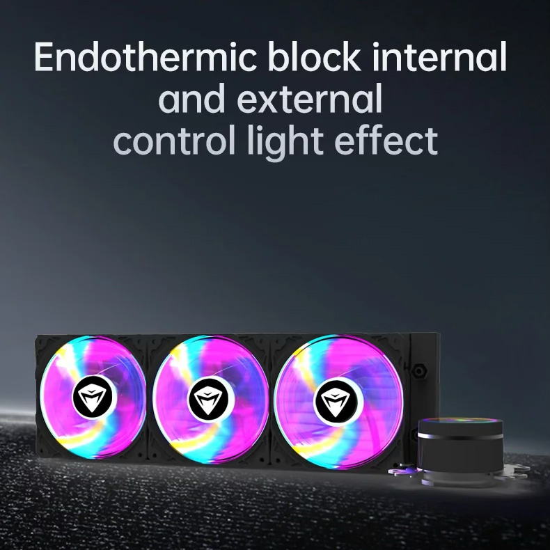 Система водяного охлаждения MACHENIKE Light 360 ARGB Black
