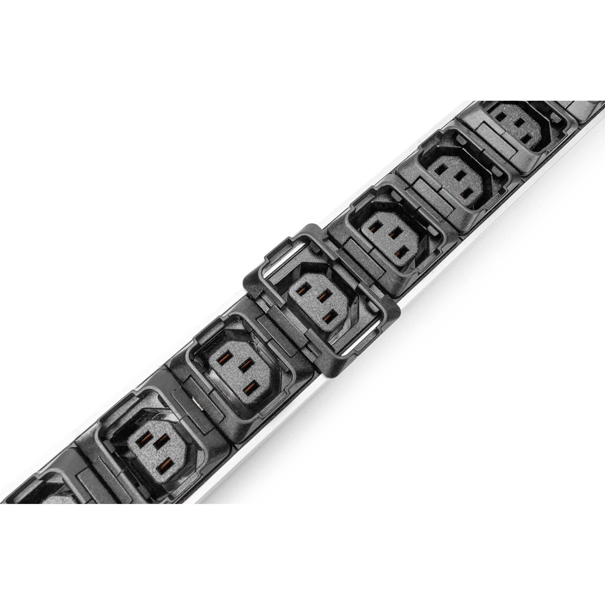 Розподільник живлення DIGITUS 19" Basic IT PDU 3-phase, 24xC13, 3xC19, 16А, без вимикача, 3м (DN-95452)