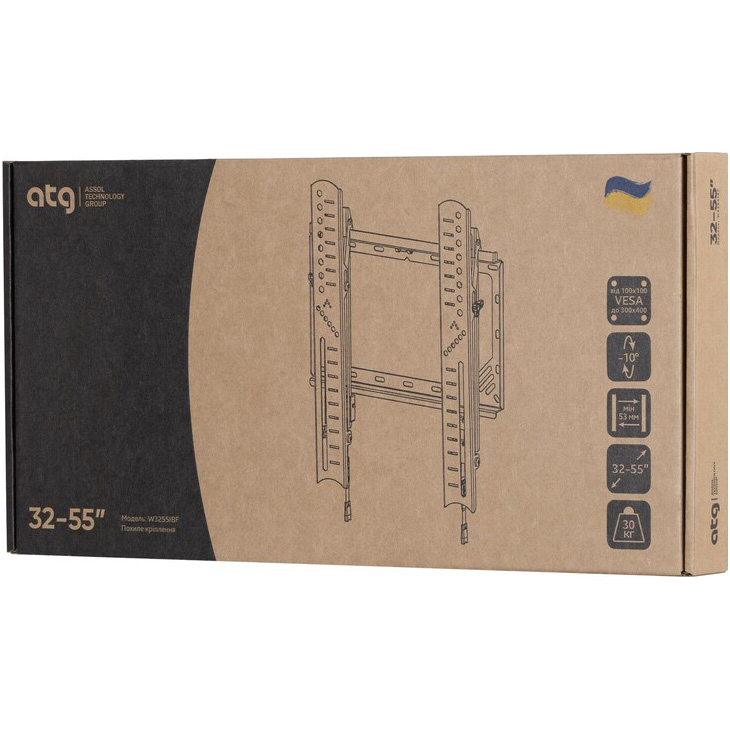 Крепление настенное для ТВ ATG W3255IBF 32"-55" Black