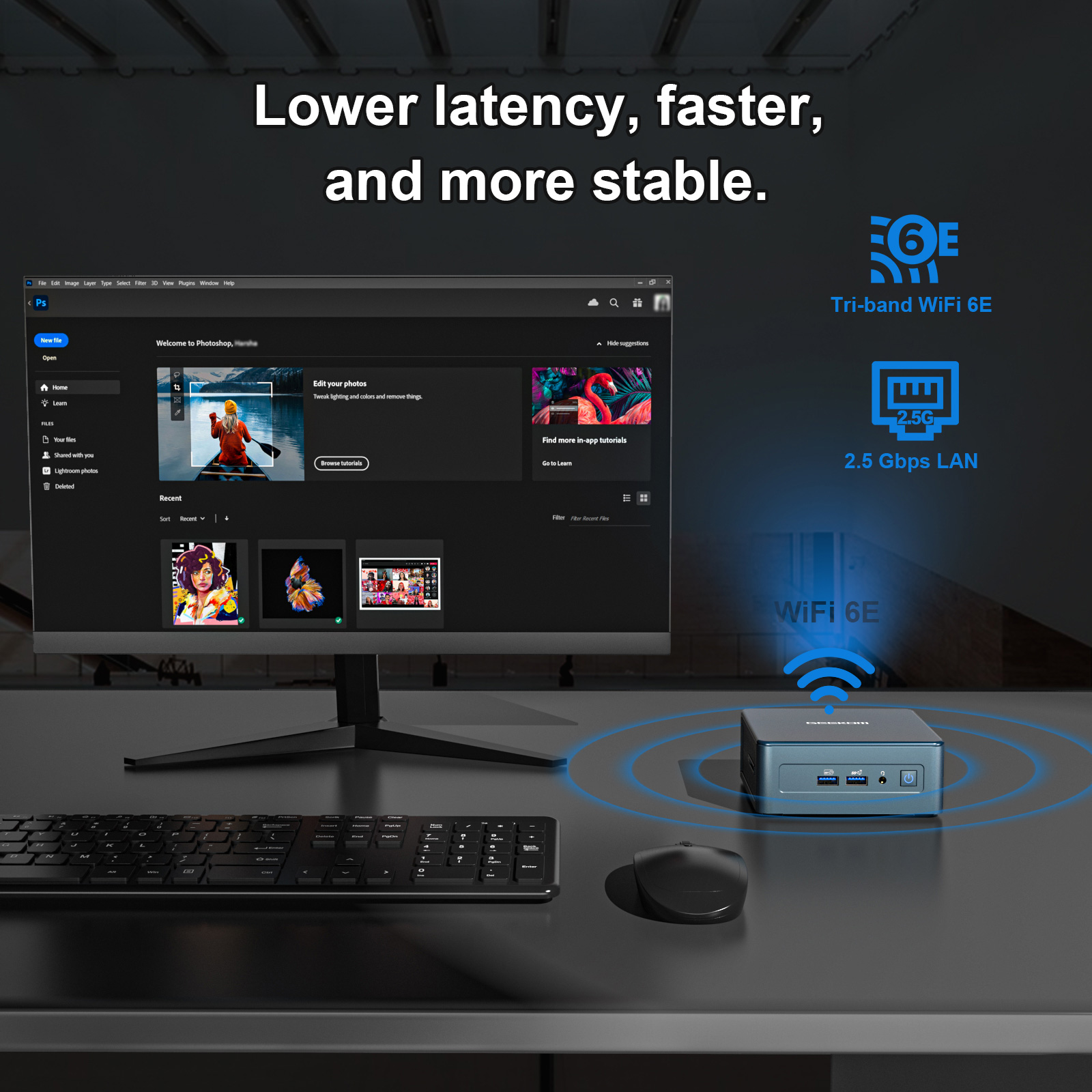 Неттоп GEEKOM Mini IT12 (Ultra 5 125U 1.3GHz/16GB/SSD 512GB/WF6/BT/W11P) (GMIT12U5125U -16512-EU)