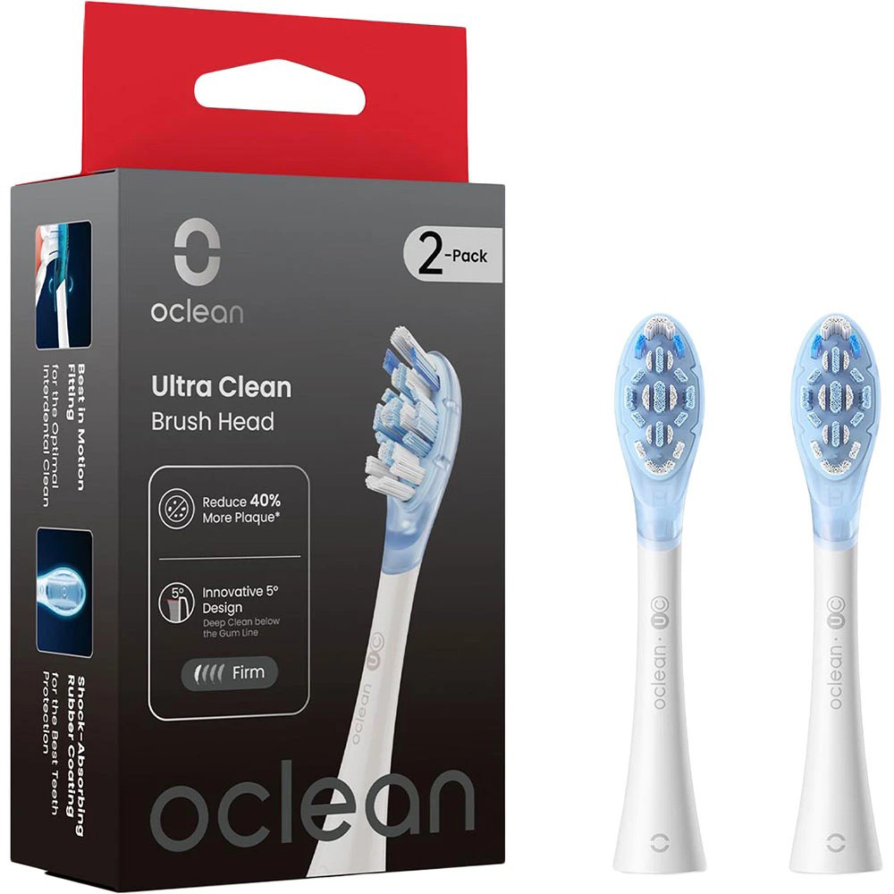 Насадка для зубної щітки OCLEAN UC03 W02 Ultra Clean White 2шт (C04000378)