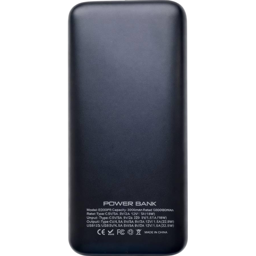 Повербанк EXTRADIGITAL ED30PB 22.5W 30000mAh