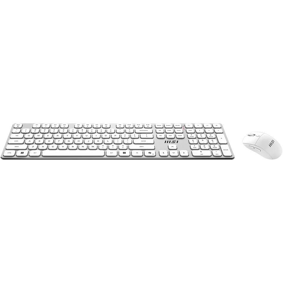 Комплект беспроводной MSI Forge K210 Wireless Combo White