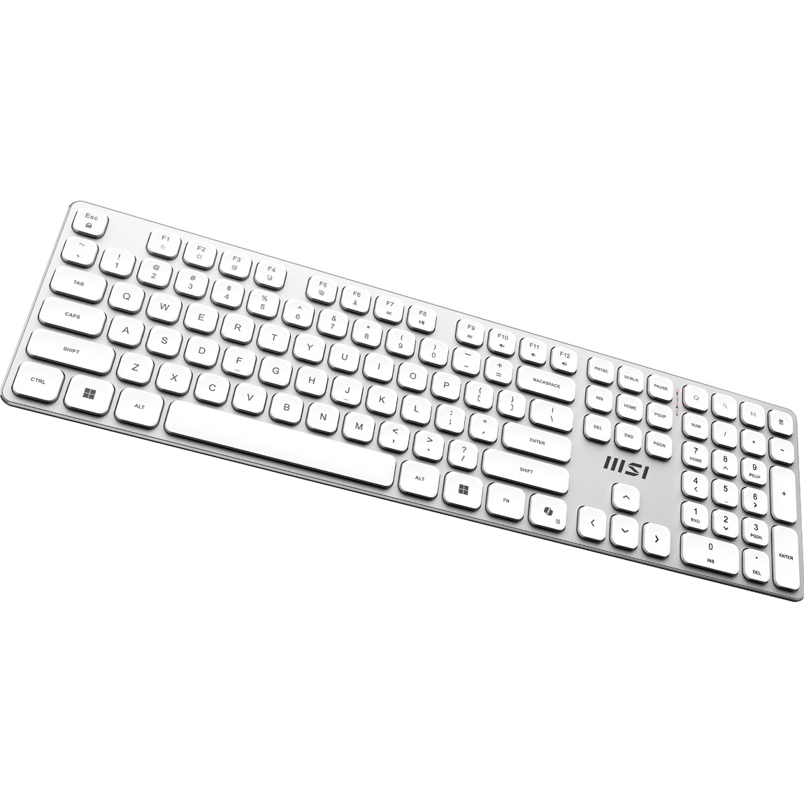 Комплект беспроводной MSI Forge K210 Wireless Combo White