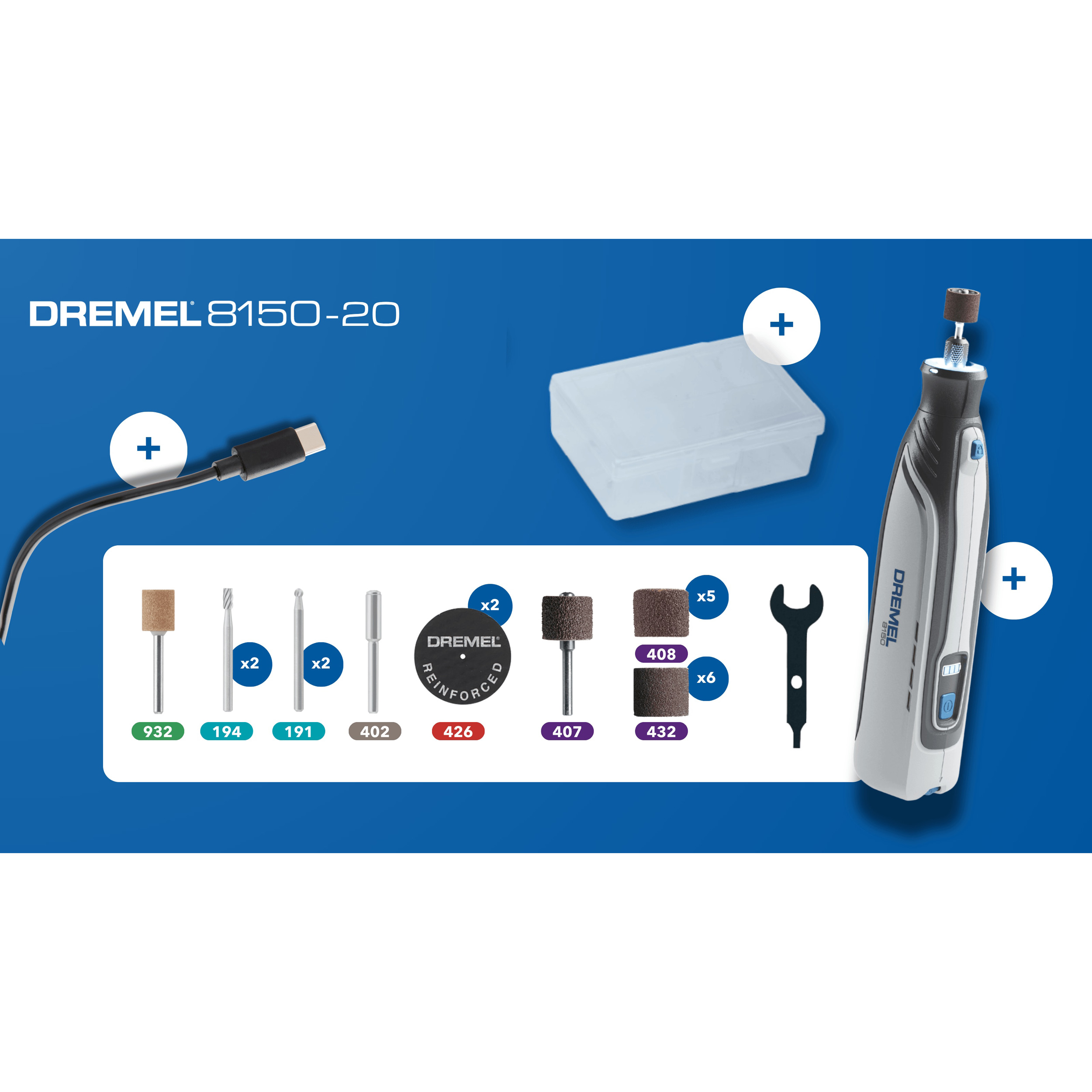 Багатофункціональний інструмент DREMEL 8150-20 (F.013.815.0JA)