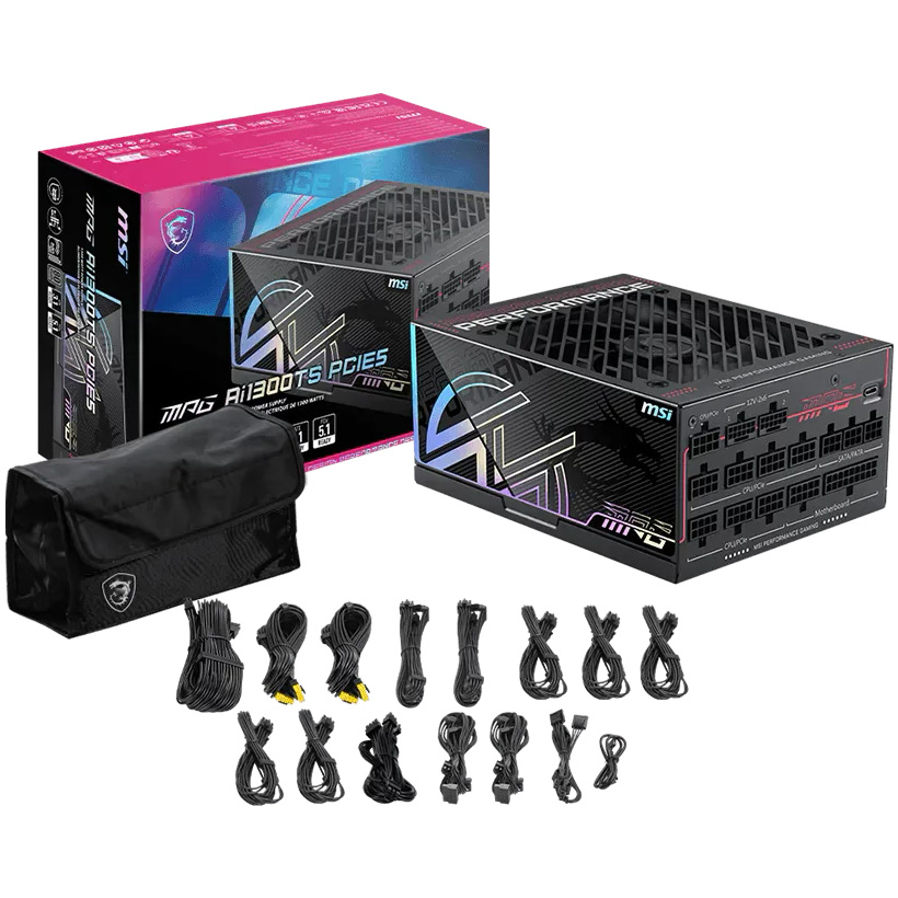 Блок живлення 1300W MSI MPG Ai1300TS PCIE5
