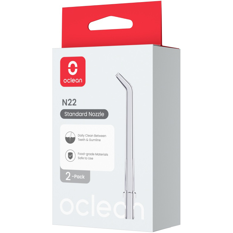Насадка для іригатора OCLEAN Standard Nozzle N22 for Oclean W10 Lite Transparent 2шт (C05000027)