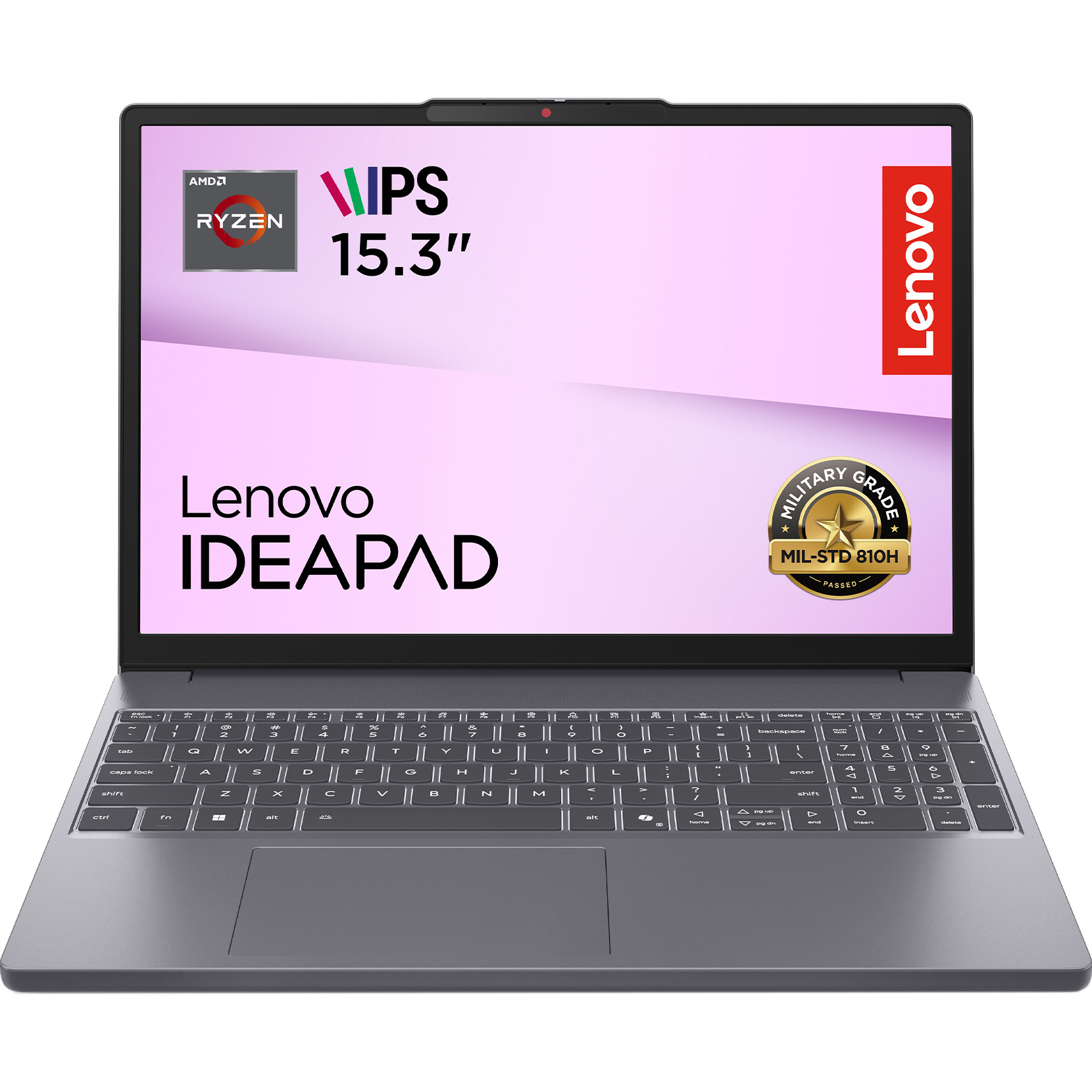 Ноутбук LENOVO Ideapad Slim 3 15ARP10 Luna Gray (83K700TXRA)