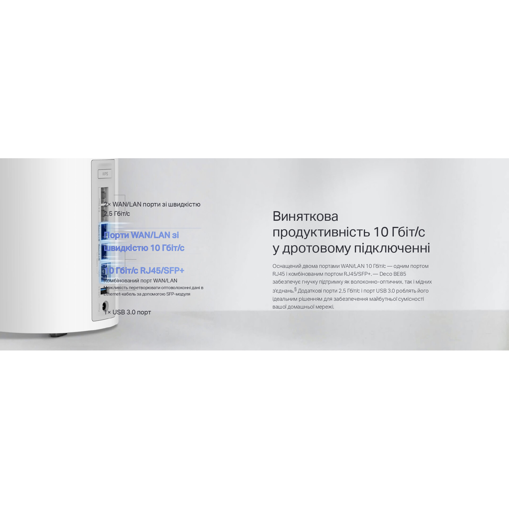 Wi-Fi Mesh система TP-LINK Deco BE85 2-pack