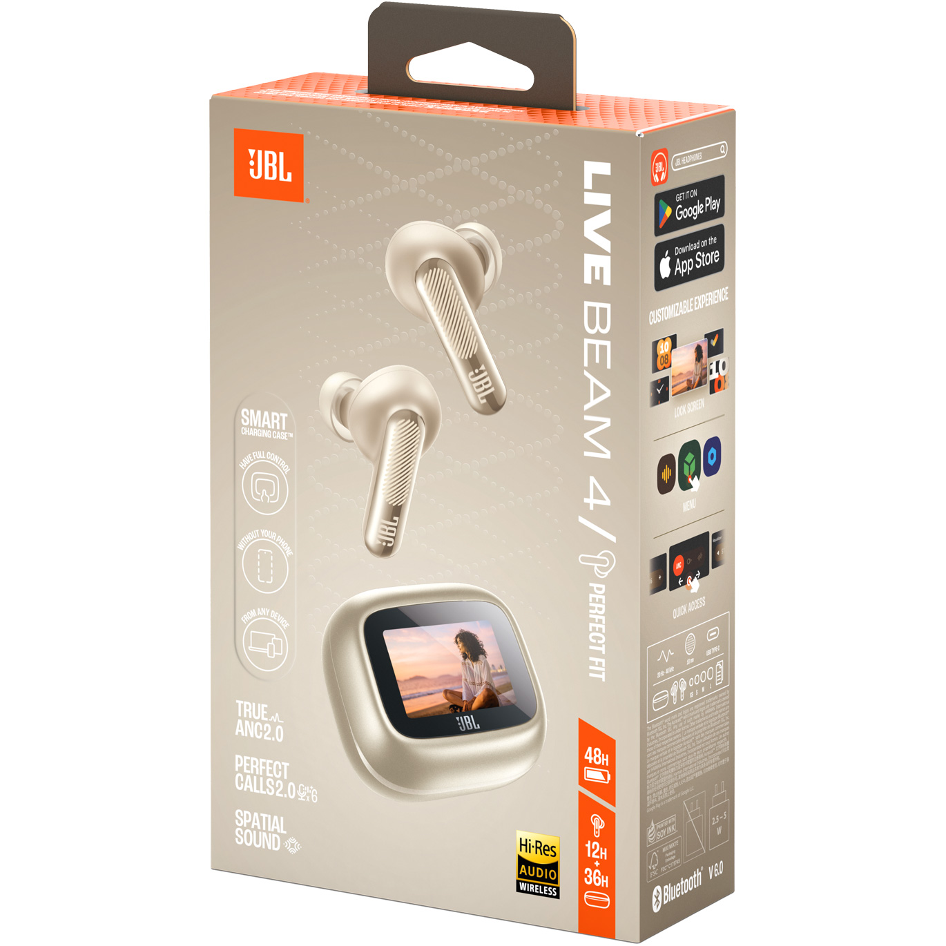 Наушники JBL Live Beam 4 Sand